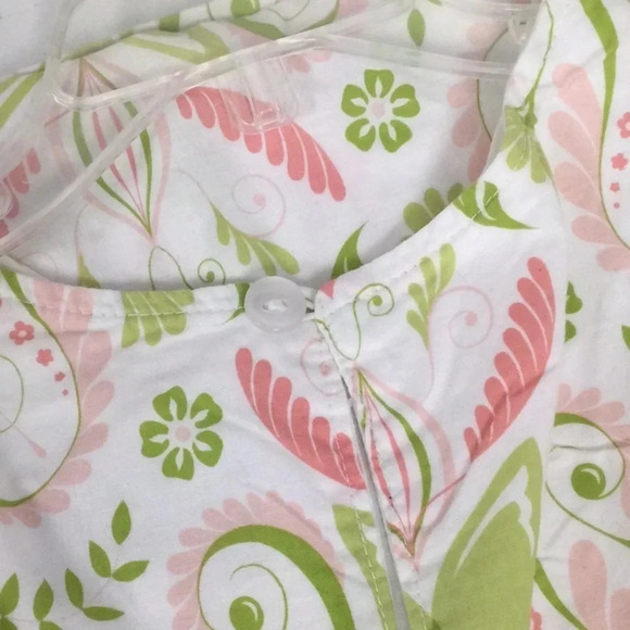 Casey Gray Floral Dress White Butterly size 7 - Picture 6 of 6